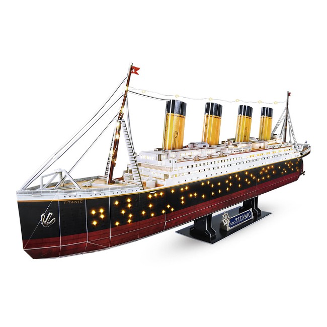Paniate Cubic Fun 3D Puzzle Navi LED Titanic 266 pezzi