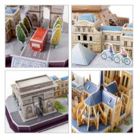 Cubic Fun 3D Puzzle City Line Paris 114 pezzi