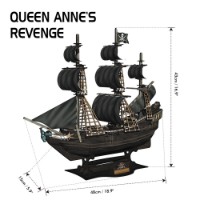 Cubic Fun 3D Puzzle Navi Queen Anne's Revenge 155 pezzi