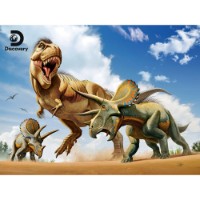 Prime 3D Puzzle Lenticolare 3D T-Rex vs Triceratops 500 pezzi
