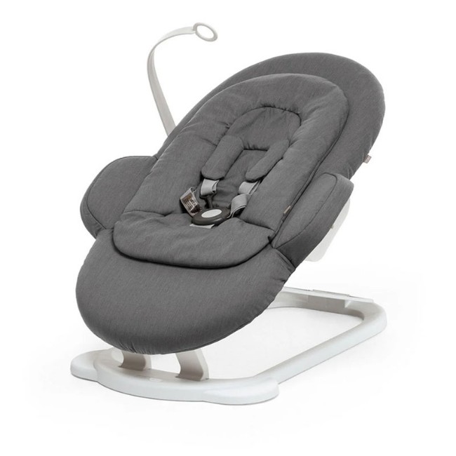 Stokke Sdraietta Steps Neonato con Gancio Appendi Giochi Deep Grey di Stokke