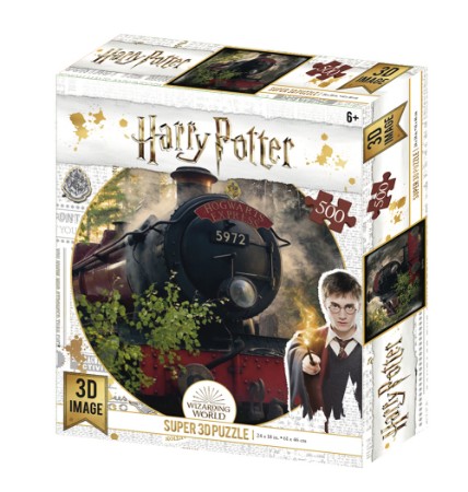 Prime 3D Puzzle Lenticolare 3D Harry Potter Train 500 pezzi