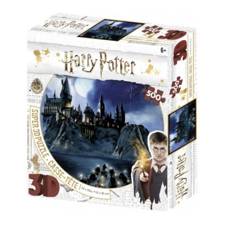 Prime 3D Puzzle Lenticolare 3D Harry Potter Hogwarts 500 pezzi