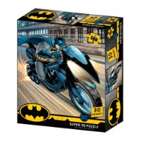 Prime 3D Puzzle Lenticolare 3D DC Comics Batman Batcycle 500 pezzi
