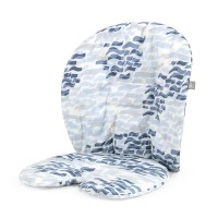 Stokke Cuscino Imbottito per Seduta Sedia Evolutiva Steps Waves Blue di Stokke