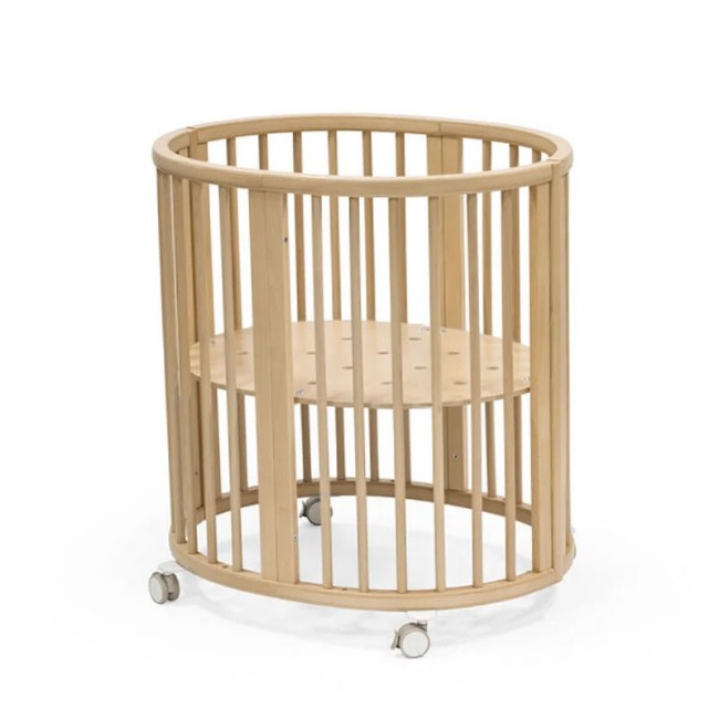 Stokke Lettino Ovale Sleepi Mini V3 per Bambino in Legno - Natural di Faggio