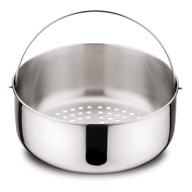 Lagostina Cestello Cuocivapore per Pentole a Pressione, Ø 22 cm, 5 litri