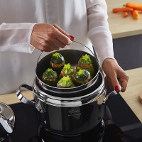 Lagostina Cestello Cuocivapore per Pentole a Pressione, Ø 22 cm, 5 litri