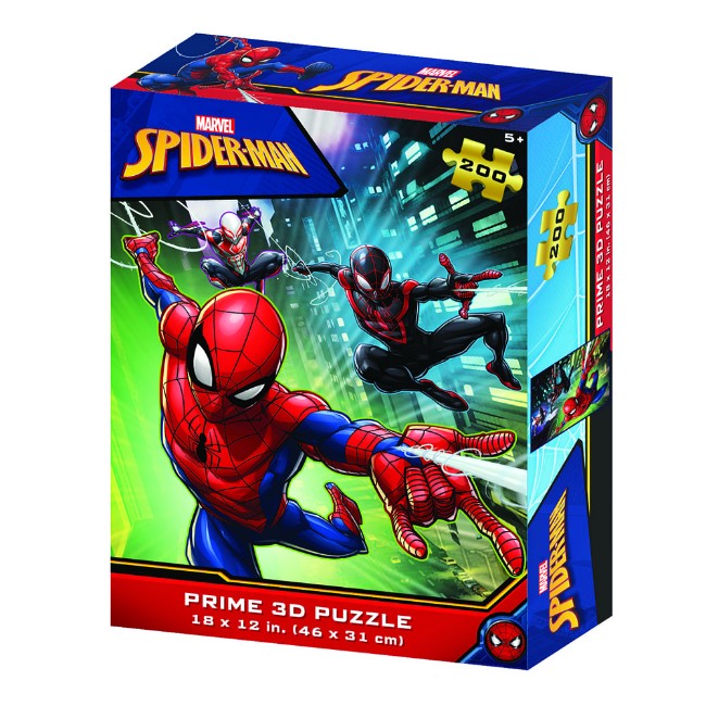 Prime 3D Puzzle Lenticolare 3D Marvel Spider-Man 200 pezzi