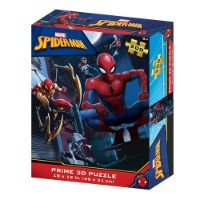Lenzuola lettino singolo Spiderman Puzzle Marvel in cotone