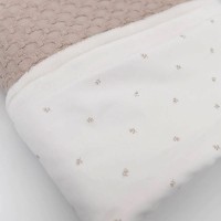 Bamboom Set Lenzuolo e Federa in Bambù organico per Lettino Neonato 110x140cm Roses di Bamboom