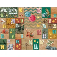 Playmobil Wiltopia Calendario dell'Avvento Fai da Te - Viaggio degli Animali Intorno al Mondo - 71006