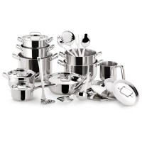 Lagostina Batteria Sfiziosa 24pz in Acciaio Inox di Lagostina