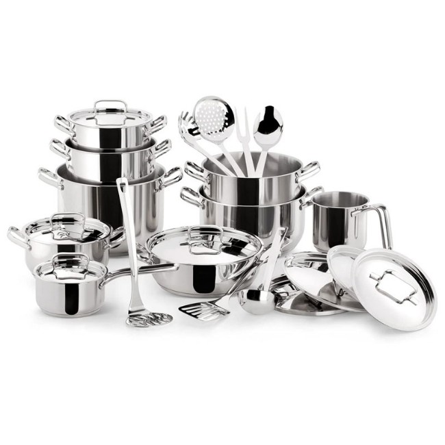 Lagostina Batteria Sfiziosa 24pz in Acciaio Inox di Lagostina