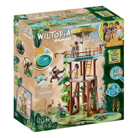 Playmobil Wiltopia Centro di Osservazione Animali dell'Amazzonia 71008