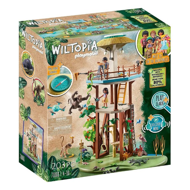 Playmobil Wiltopia Centro di Osservazione Animali dell'Amazzonia 71008