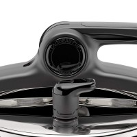 Lagostina Pentola a Pressione Mia Lagoeasy'up Ø 22 cm per Piastra Elettrica, Induzione, Vetroceramica - 5 litri di Lagostina