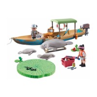 Playmobil Wiltopia Gita in Barca e Lamantini della Foresta Amazzonica 71010