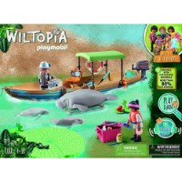 Playmobil Wiltopia Gita in Barca e Lamantini della Foresta Amazzonica 71010