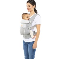 Ergobaby Marsupio Adapt Soft Flex Mesh in rete Traspirante 3.2 - 20.4 kg - Pearl Grey di Ergobaby