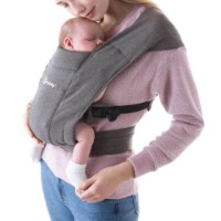 Ergobaby Marsupio Embrace morbido e aderente, 3.2 - 11.2 kg - Heater Grey di Ergobaby