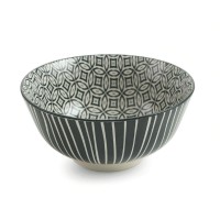 Villa D'Este Ciotola Oriental in gres con Decorazioni - Ø 18cm di Villa d'Este 