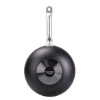 Wok Moneta Etnea 28cm - In Alluminio, Antiaderente, Per Tutti I Fuochi (no Induzione) - Foto 5