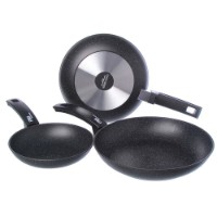 Moneta Etnea Set Padelle 20-24-28 cm