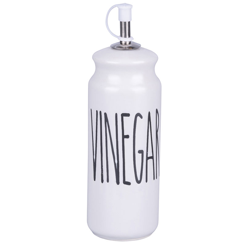 Set Olio, Aceto, Sale E Pepe In Gres Con Stand Acciaio - Stile Rustico - Foto 7