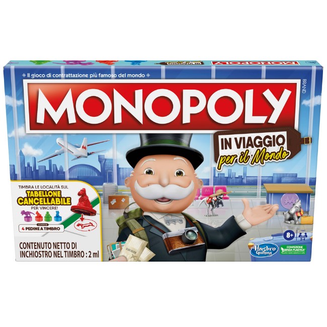 Hasbro Monopoly in Viaggio per il Mondo