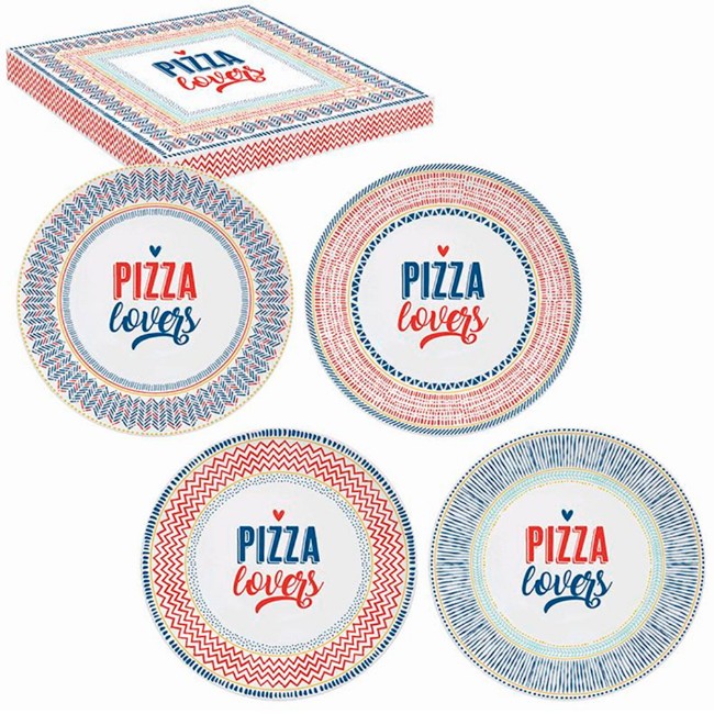 Paniate - Easy Life Pizza Lovers Piatto per Pizza 31 cm