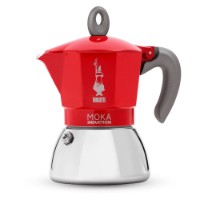 Bialetti Caffettiera Moka Induction Rossa