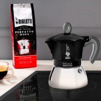 Bialetti Caffettiera Moka Induction Nera