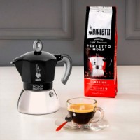 Bialetti Caffettiera Moka Induction Nera