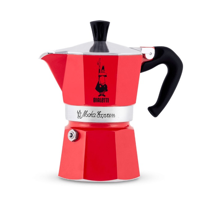 Bialetti Caffettiera Moka Express Rossa