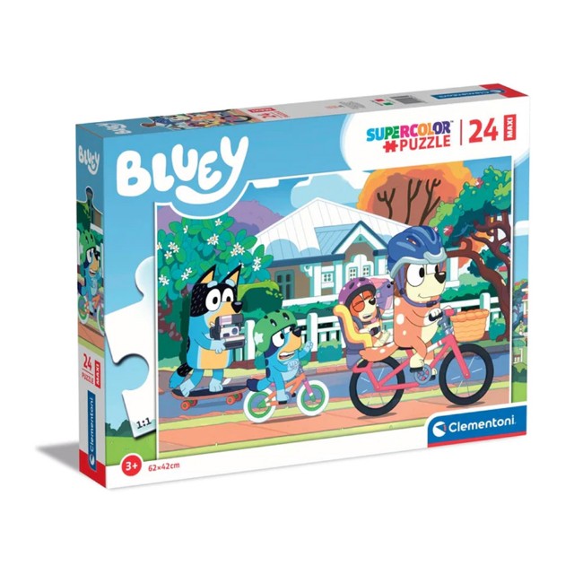 Paniate - Clementoni Supercolor Puzzle Bluey 24 pezzi Maxi