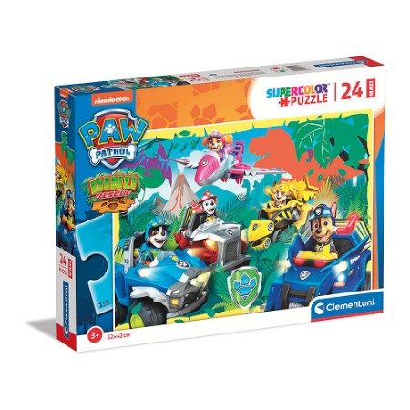 Clementoni Supercolor Puzzle  Paw Patrol 24 pezzi Maxi