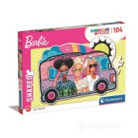 Clementoni Supercolor Puzzle Sagomato Barbie 104 pezzi