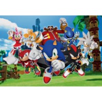 Clementoni Supercolor Puzzle Sonic The Hedgehog 104 pezzi