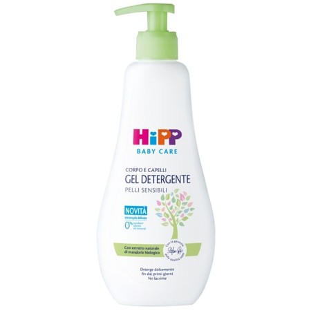 Hipp Gel Detergente Corpo e Capelli per pelli sensibili, 400ml di Hipp