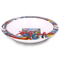 Piatto Fondo per Bambini da microonde, fantasia Spiderman, Minnie, Mickey Mouse, Bing, Frozen di Babycare
