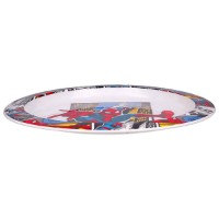 Piatto Piano per Bambini, da microonde, fantasia Bing, Frozen, Mickey Mouse, Minnie, Spiderman di BabyCare 