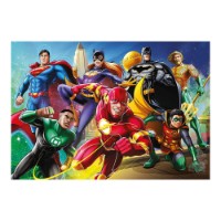Clementoni Supercolor Puzzle DC Comics 104 pezzi