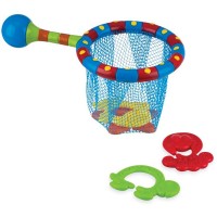 Nuby Retino da Pesca Splash ‘N Catch con 4 giocattoli inclusi - 18+ mesi di Nuby