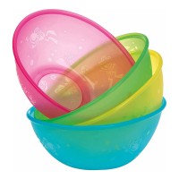 Nuby 4pz Scodella in Polipropilene per Bambino di Nuby 
