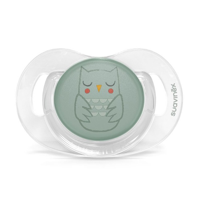 Suavinex Ciuccio Premium Simmetrico SX Pro Silicone - Per Neonati +18 Mesi, Collezione Bonhomia Verde