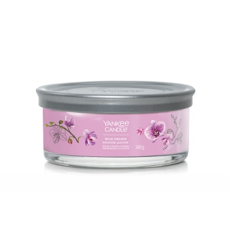 Yankee Candle Signature Candela in Tumbler Multi-Stoppino Wild Orchid 28 Ore