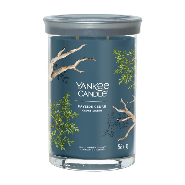 Yankee Candle Signature Candela in Tumbler Grande Bayside Cedar 100 Ore