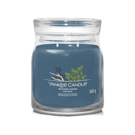 Yankee Candle Signature Candela in Giara Media Bayside Cedar 50 Ore