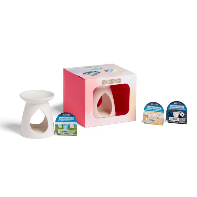 Confezione Regalo 3 Cere Da Fondere Yankee Candle: Twinkling Lights, Christmas Eve E Silver Sage & Pine